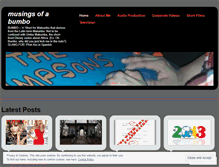 Tablet Screenshot of musingsofabumbo.wordpress.com