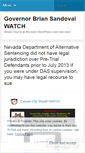 Mobile Screenshot of briansandovalwatch.wordpress.com