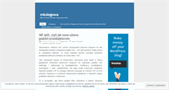 Desktop Screenshot of mksiegowa.wordpress.com