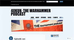 Desktop Screenshot of 40kintheuk.wordpress.com