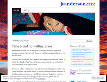 Tablet Screenshot of jaanderson2112.wordpress.com