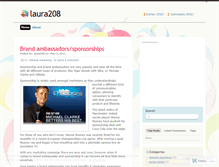 Tablet Screenshot of laura208.wordpress.com