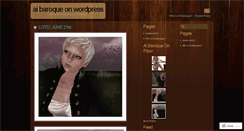 Desktop Screenshot of aibaroque.wordpress.com