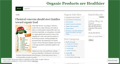 Desktop Screenshot of grandstrandorganics.wordpress.com