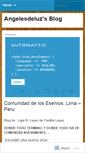 Mobile Screenshot of angelesdeluz.wordpress.com