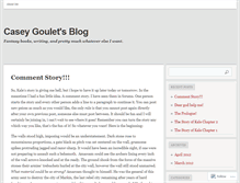 Tablet Screenshot of caseygoulet.wordpress.com