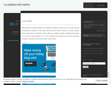 Tablet Screenshot of lapalabradelmanko.wordpress.com