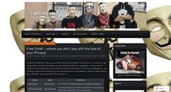 Desktop Screenshot of anonsurvivalguide.wordpress.com