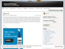 Tablet Screenshot of happyhealthyhippy.wordpress.com