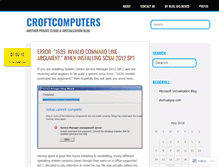 Tablet Screenshot of croftcomputers.wordpress.com