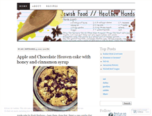 Tablet Screenshot of jewishfood.wordpress.com