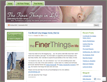 Tablet Screenshot of amysfinerthings.wordpress.com