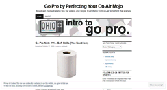 Desktop Screenshot of introtogopro.wordpress.com