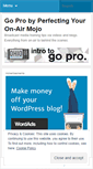 Mobile Screenshot of introtogopro.wordpress.com