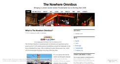 Desktop Screenshot of nowhereomnibus.wordpress.com