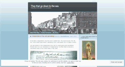 Desktop Screenshot of downtothesea.wordpress.com