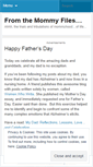 Mobile Screenshot of fromthemommyfiles.wordpress.com