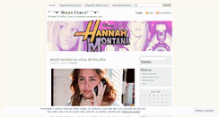 Desktop Screenshot of mileystar.wordpress.com