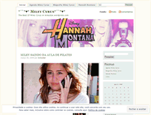 Tablet Screenshot of mileystar.wordpress.com