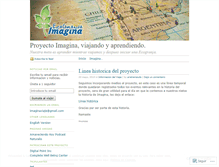 Tablet Screenshot of imaginalo.wordpress.com