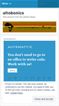 Mobile Screenshot of afrobonics.wordpress.com