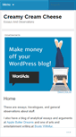 Mobile Screenshot of creamycreamcheese.wordpress.com