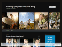 Tablet Screenshot of photographybylorenzo.wordpress.com