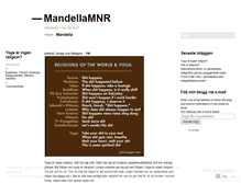 Tablet Screenshot of mandellamnr.wordpress.com