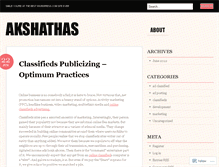 Tablet Screenshot of akshathas.wordpress.com