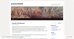 Desktop Screenshot of prairieonthehill.wordpress.com