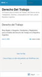 Mobile Screenshot of derechodeltrabajo.wordpress.com