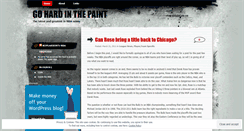 Desktop Screenshot of gohardinthepaint.wordpress.com