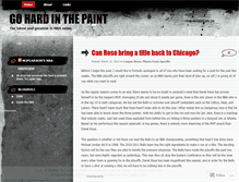 Tablet Screenshot of gohardinthepaint.wordpress.com