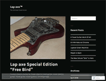Tablet Screenshot of lapaxe.wordpress.com