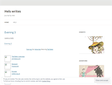 Tablet Screenshot of helswrites.wordpress.com