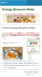 Mobile Screenshot of orangeblossomwater.wordpress.com