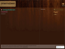 Tablet Screenshot of omermubeen.wordpress.com