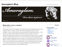 Tablet Screenshot of amoraglam.wordpress.com