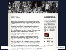 Tablet Screenshot of duckduckdana.wordpress.com