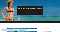 Desktop Screenshot of monpetitbikini.wordpress.com