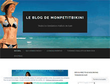 Tablet Screenshot of monpetitbikini.wordpress.com