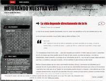 Tablet Screenshot of mejorandonuestravida.wordpress.com