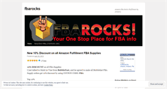 Desktop Screenshot of fbarocks.wordpress.com
