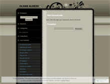 Tablet Screenshot of olharalheio.wordpress.com