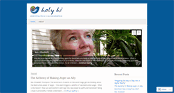Desktop Screenshot of holyhiblog.wordpress.com