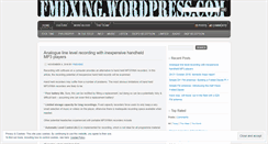 Desktop Screenshot of fmdxing.wordpress.com