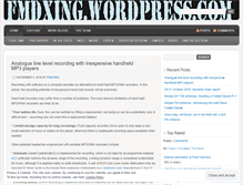 Tablet Screenshot of fmdxing.wordpress.com