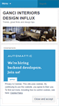 Mobile Screenshot of ganciinteriors.wordpress.com