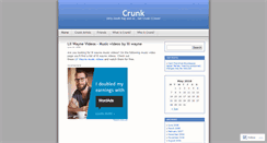 Desktop Screenshot of crunk.wordpress.com