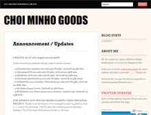 Tablet Screenshot of choiminhogoods.wordpress.com